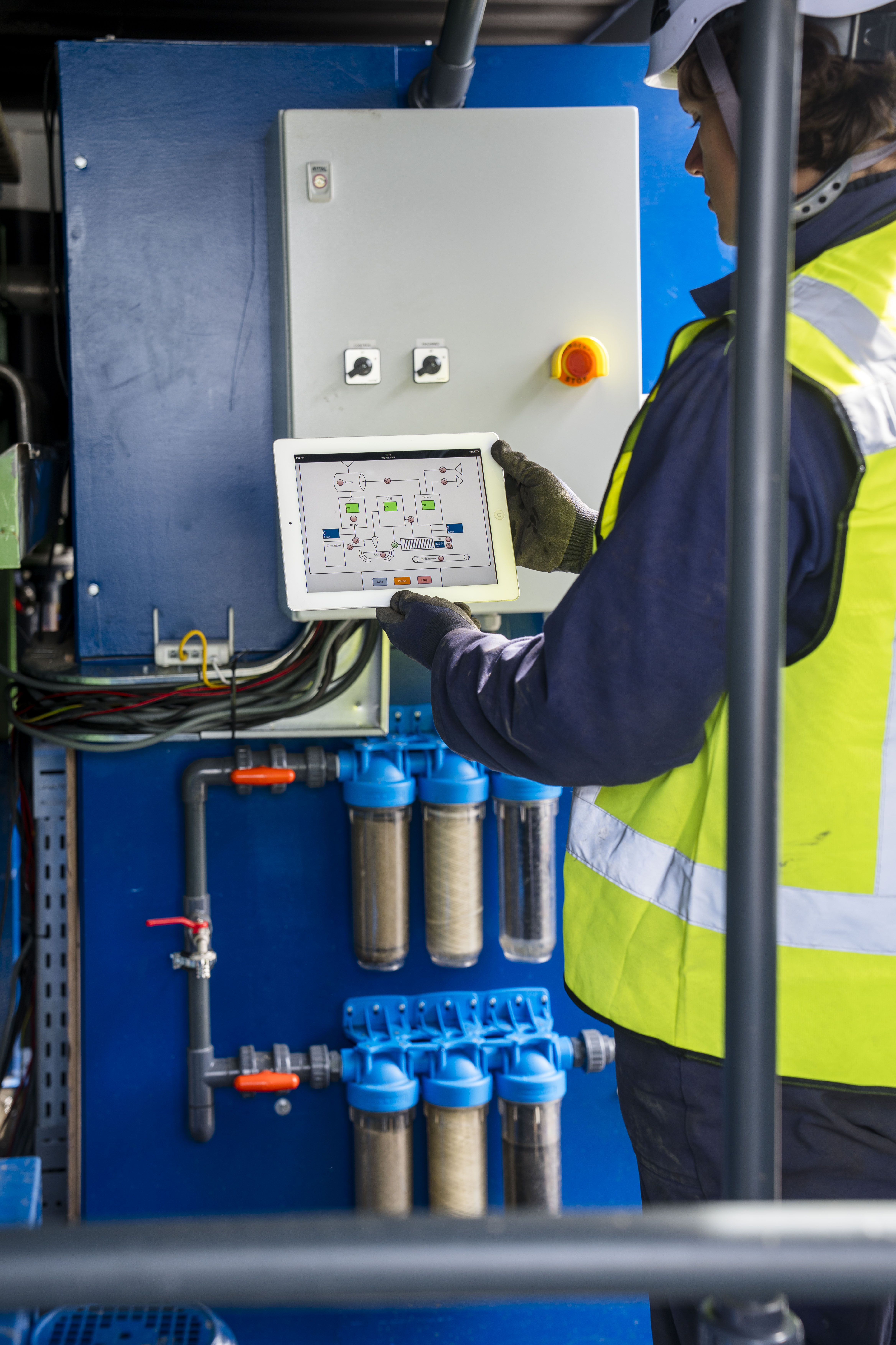 BlueBox bediening op locatie