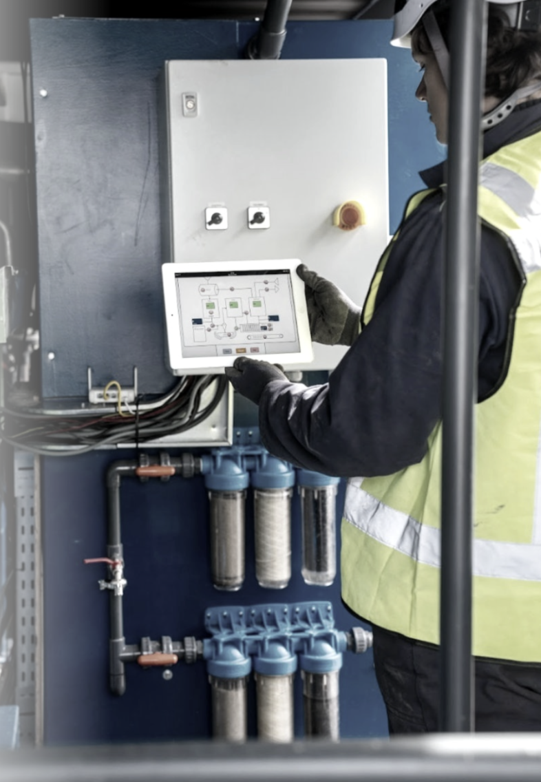 BlueBox bediening op locatie